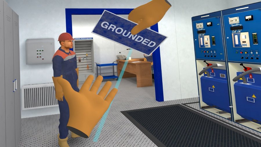 Simulador VR de arco eléctrico