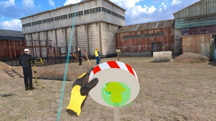 Práctica individual en primera persona dentro del simulador VR